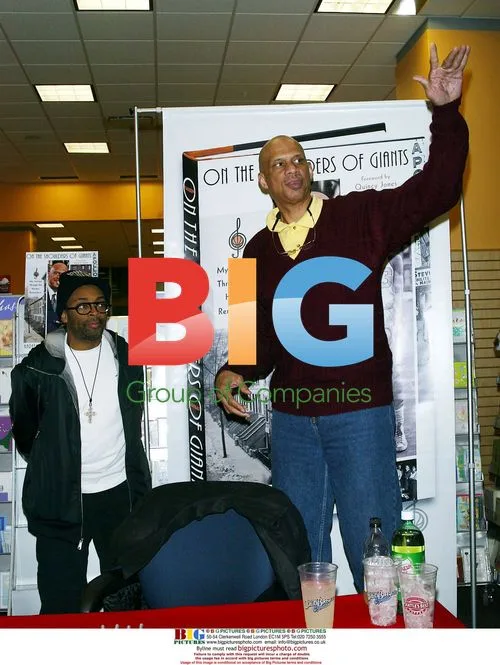 Kareem Abdul Jabbar and Spike Lee at Book Signing