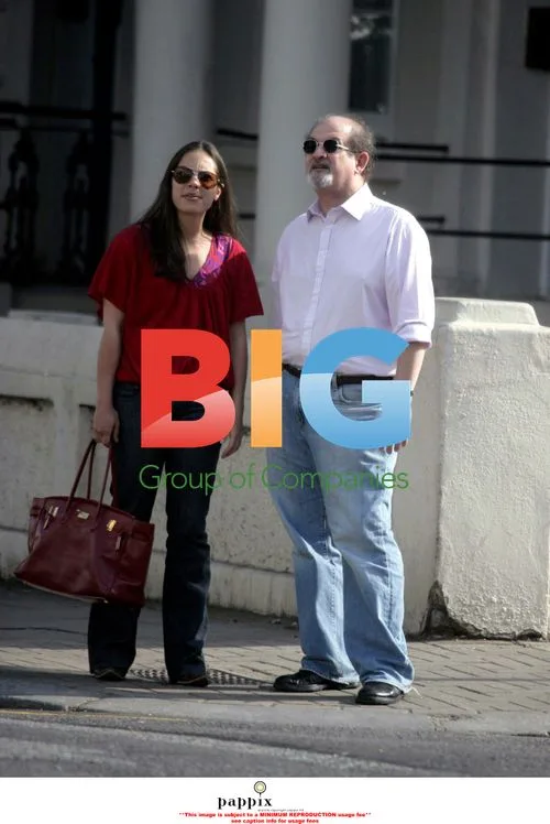 Salman Rushdie seen with mystery woman