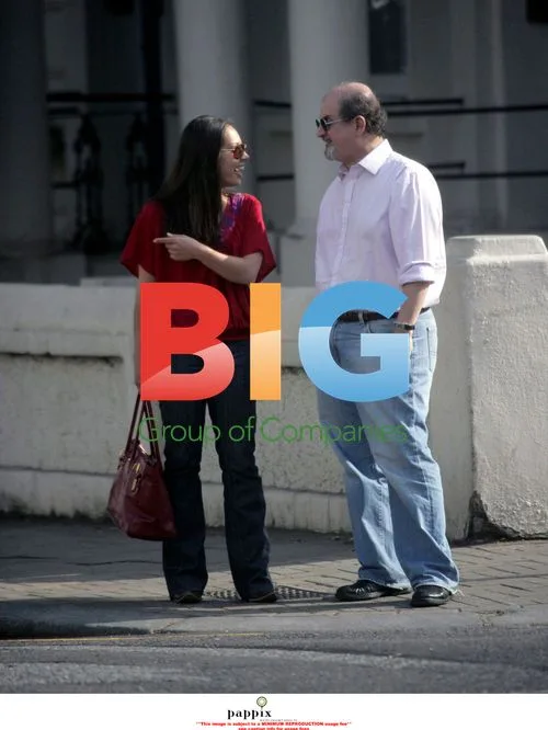 Salman Rushdie seen with mystery woman in London