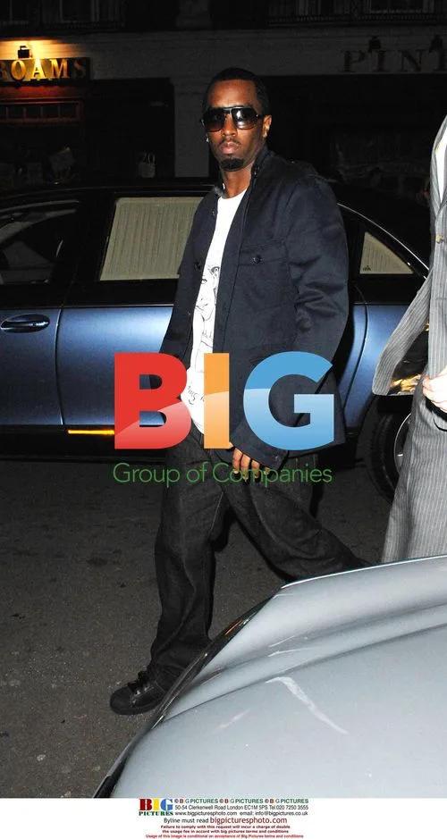 P Diddy Out in London