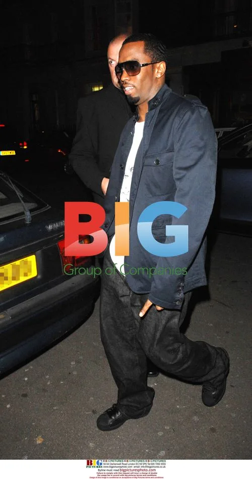 P Diddy out in London