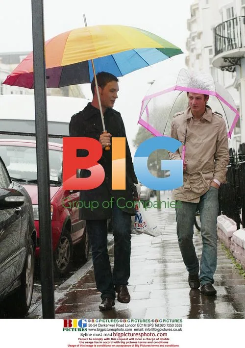 Samuel Preston Out with Gay Pride Umbrella