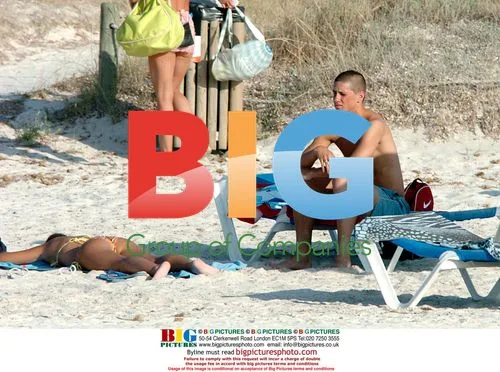 Fernando Torres at the beach in Ibiza