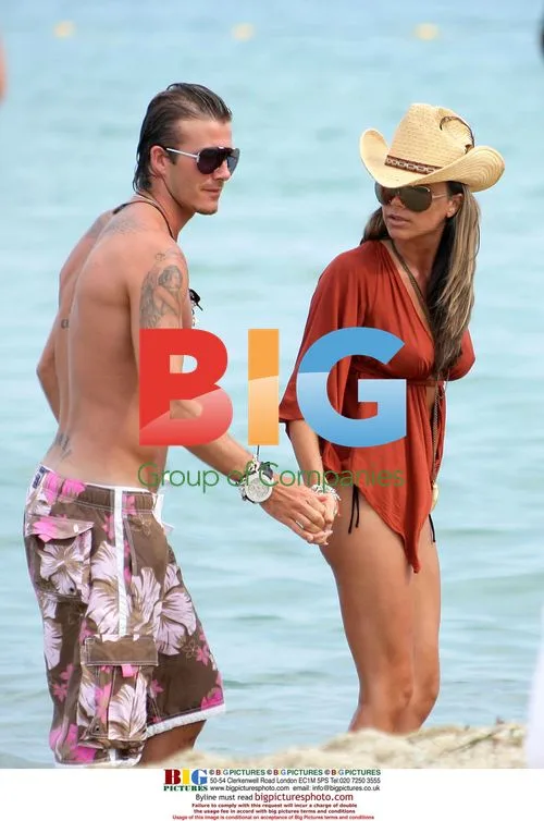 Beckhams on holiday in St Tropez