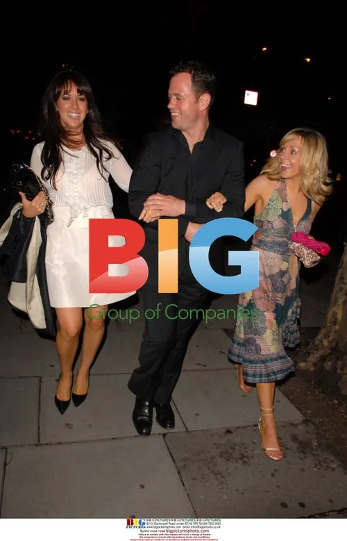 Sheree Murphy, Kieron Bracken, and Clare Buckfield at ITV Party