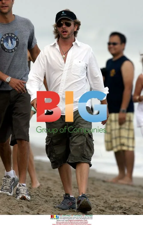 David Spade Celebrates 4th of July in Malibu