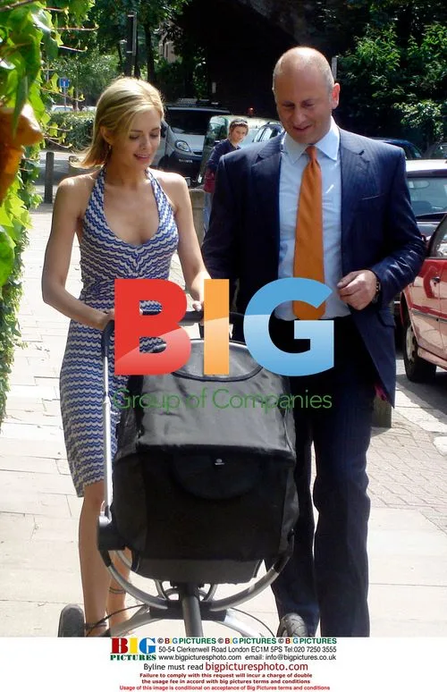 Orlaith Mcallister with daughter and new partner
