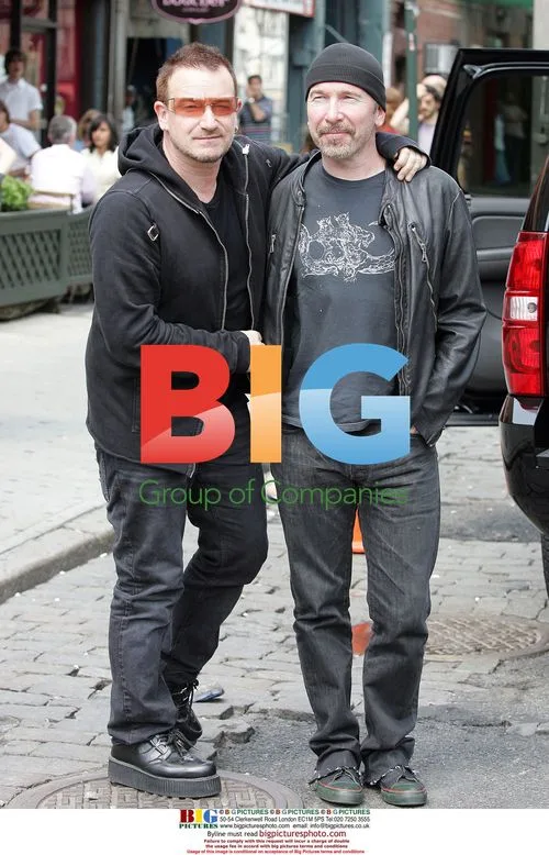 U2's Bono and The Edge After Lunch in NYC