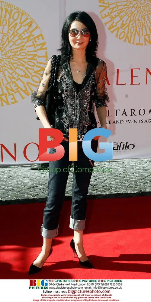 Actress Maggie Cheung at Valentino Haute Couture Show