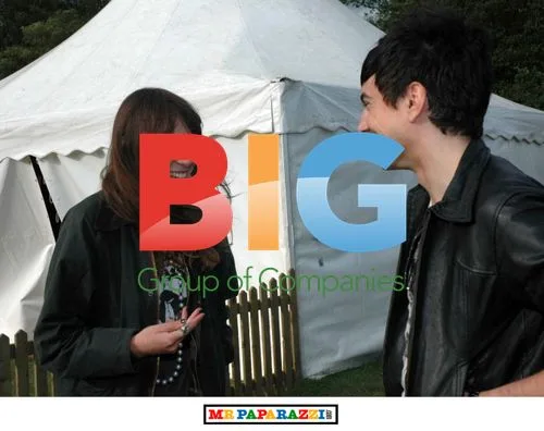 Alexa Chung and Ian Watkins at T in the Park