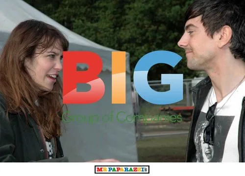 Alexa Chung and Ian Watkins at T in the Park