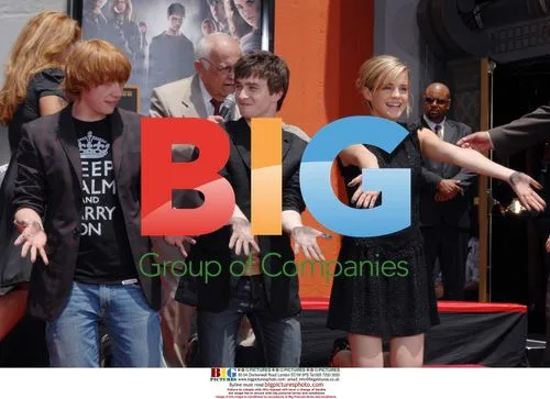 Harry Potter Stars Cement Handprints