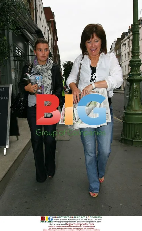 Coleen McLoughlin Leaving London Hotel