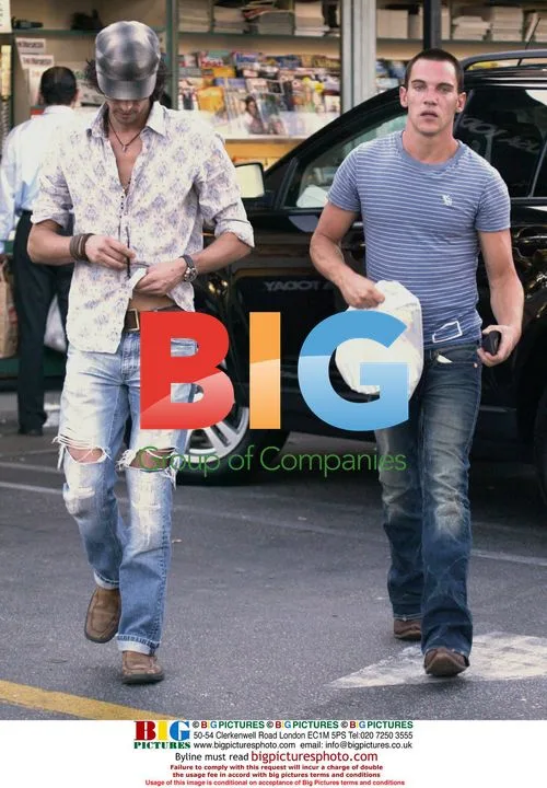 Jonathan Rhys-Myers Shopping in West Hollywood
