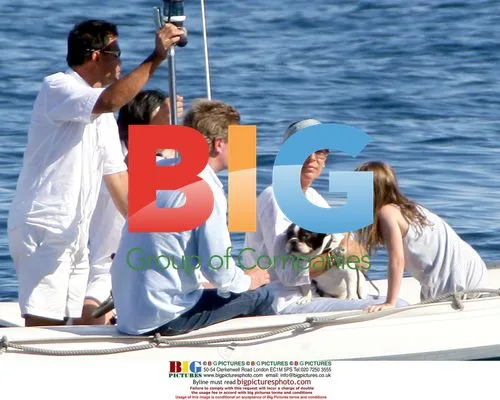 Caroline, Princess of Hanover and family on French Riviera
