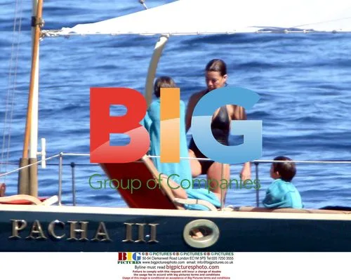 Caroline, Princess of Hanover and family on French Riviera