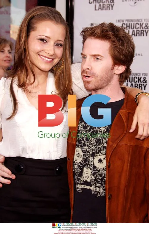 Candace Bailey and Seth Green at 'Chuck and Larry' Premiere