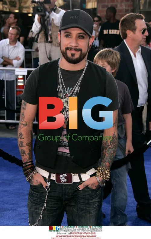 AJ McLean at Transformers Premiere