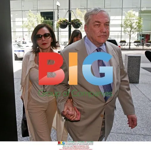 Conrad Black and wife arrive for verdict