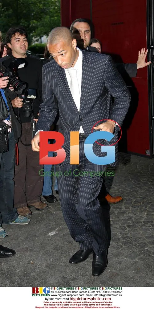 Thierry Henry at Eva Longoria and Tony Parker's Wedding