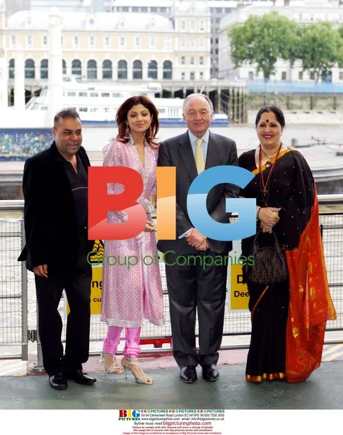 India Now launch with Ken Livingstone, Shilpa Shetty and Joanna Lumley