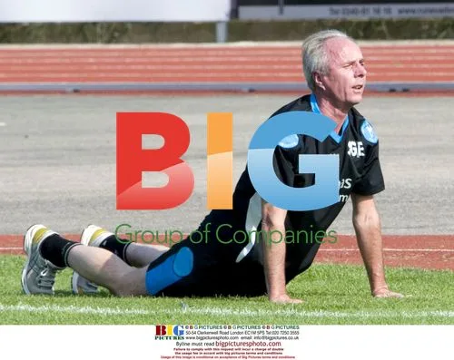 Sven-Goran Eriksson at Manchester City training camp