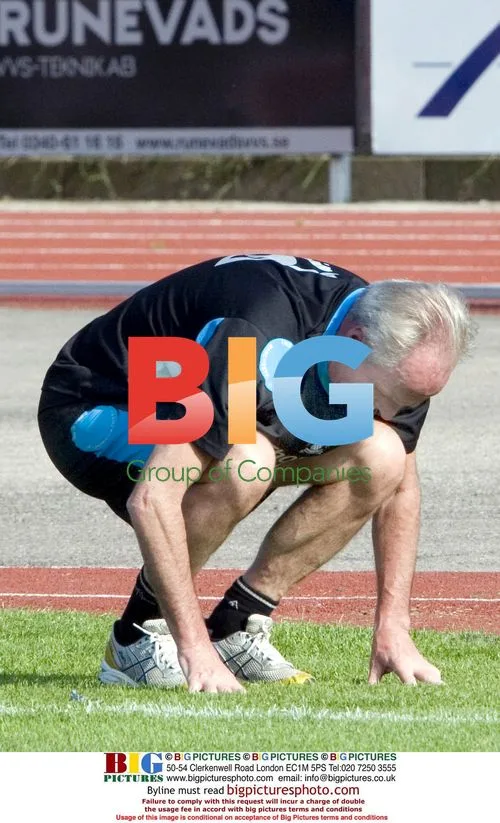 Sven-Goran Eriksson at Manchester City training
