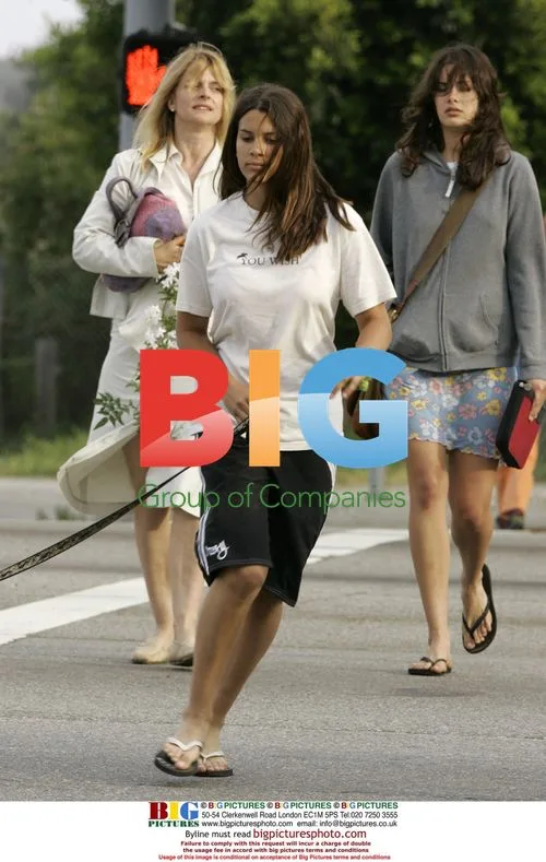Nastassja Kinski and daughters in Malibu