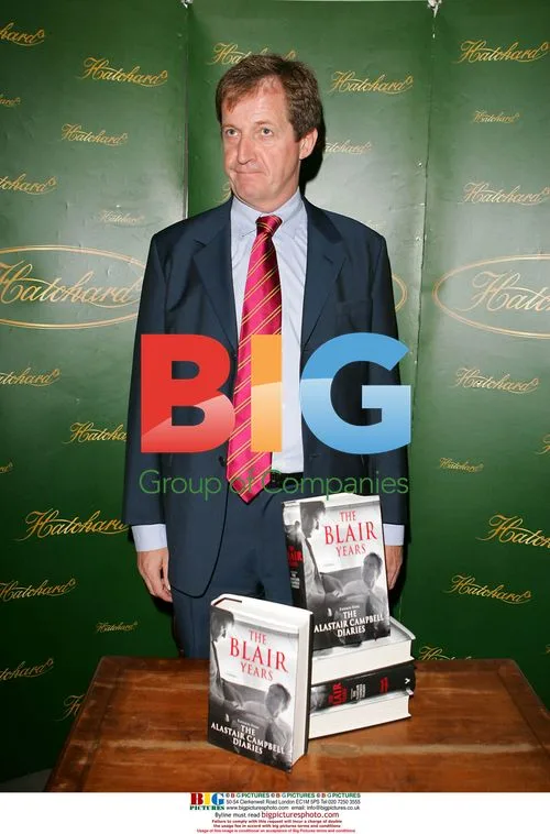 Alistair Campbell signs "The Blair Years"