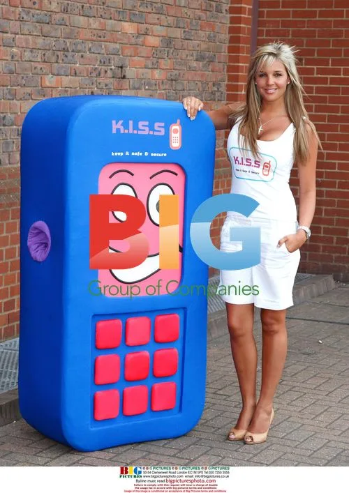 Danelle Lloyd at Tesco mobile phone promo