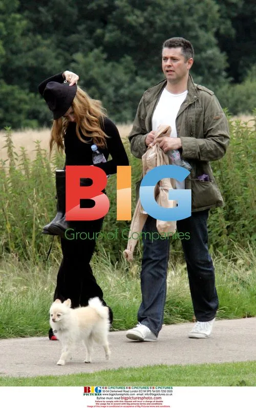 Geri Halliwell and Friend on Hampstead Heath