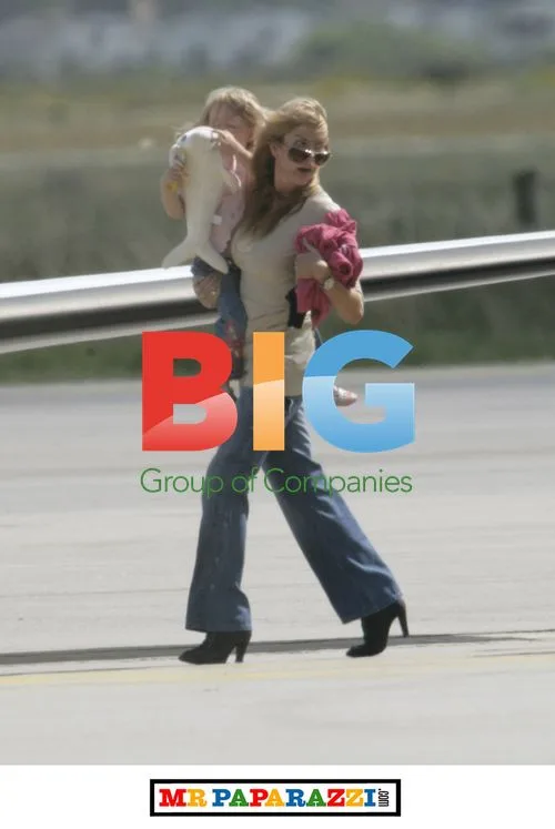 Heather Mills and Daughter Board Private Plane