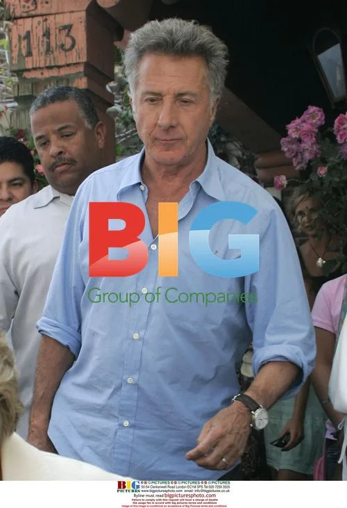 Dustin Hoffman leaving the Ivy restaurant