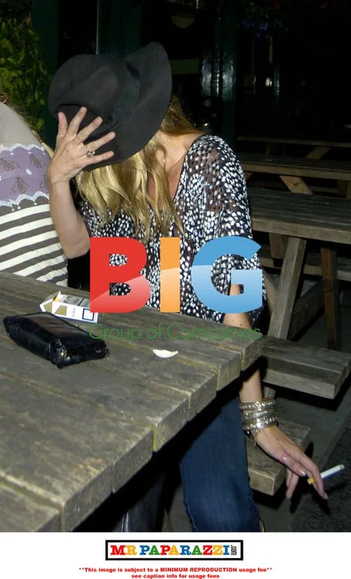 Kate Moss Spotted With Friends After Split