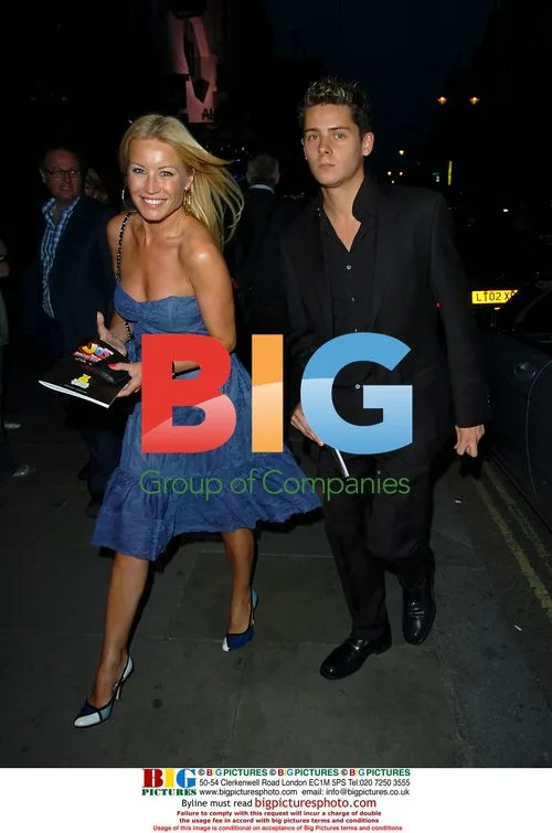 Denise van Outen and Christopher Parker at 'Joseph' musical