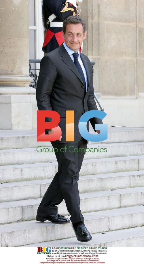 Sarkozy Meets Prince Albert II in Paris