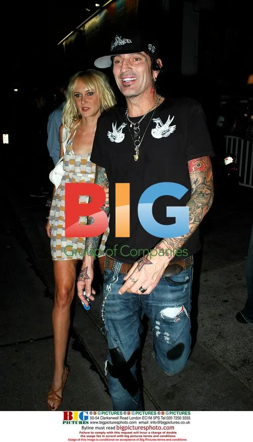 Kimberley Stewart with Tommy Lee and Sean