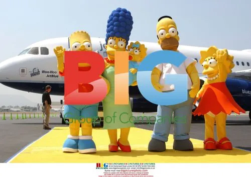 The Simpsons Movie Jet Blue Celebration