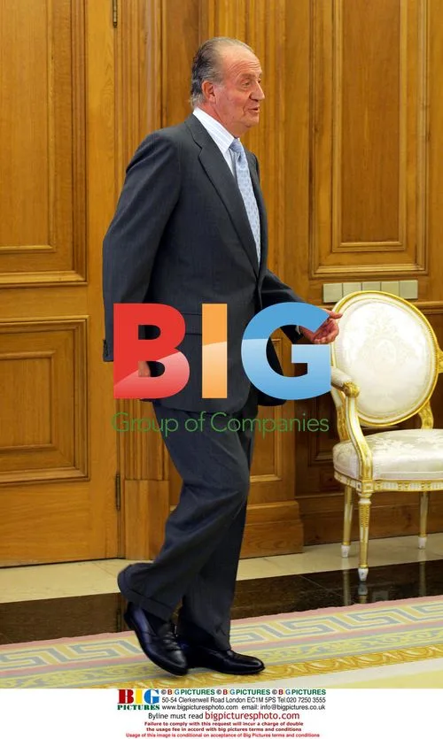 King Juan Carlos I Receives Visit from Ex-President Sampaio