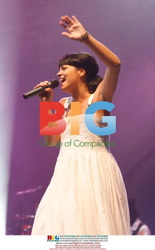 Lily Allen performs at Eden Sessions