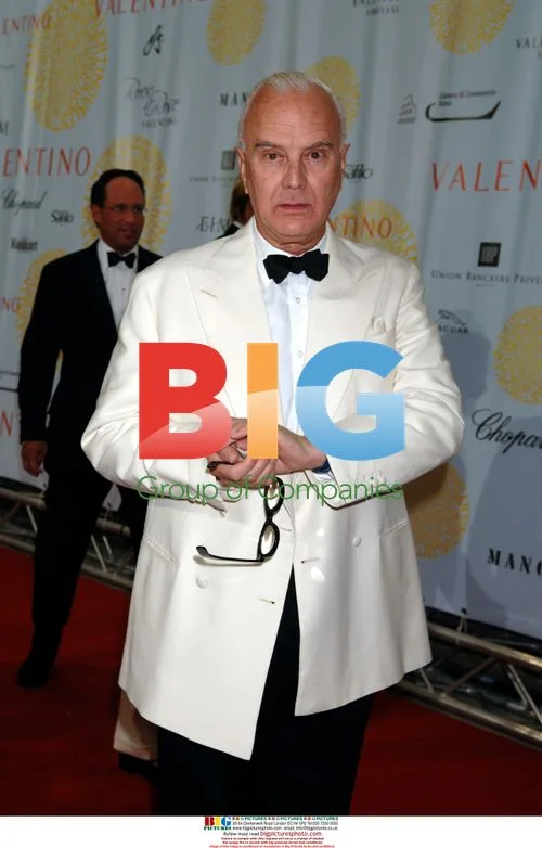 Manolo Blahnik at Valentino Event in Rome