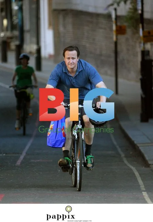 David Cameron breaks red light cycling