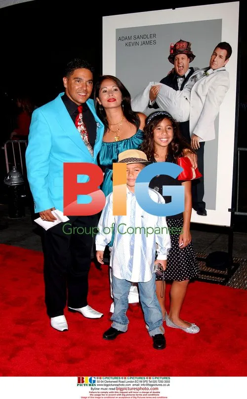 Nicholas Turturro and family at 'Chuck and Larry' premiere