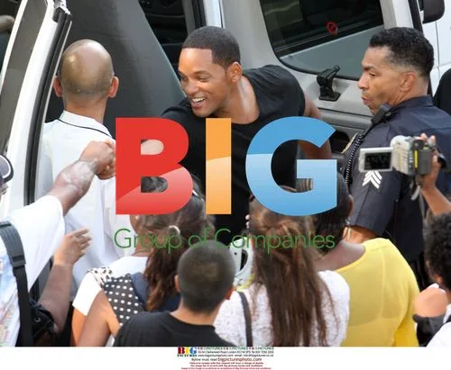 Will Smith on set of 'John Hancock'