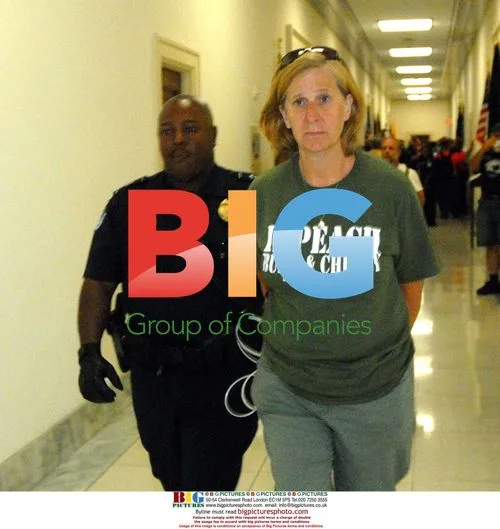 Cindy Sheehan and Protesters Hauled Away by U.S. Capitol Police