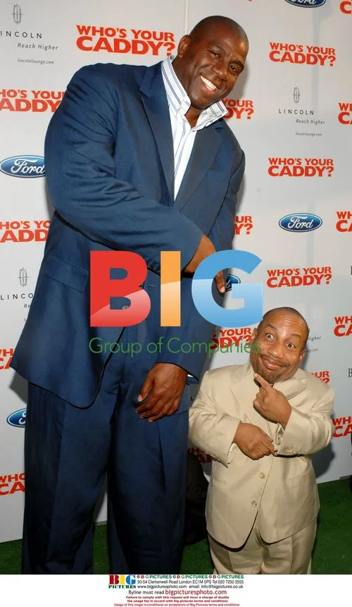 Tony Cox and Ervin "Magic" Johnson at "Who's Your Caddy?" Premiere