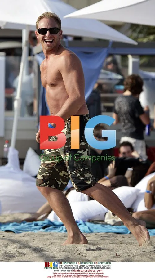 Ian Ziering Playing Volleyball in Malibu