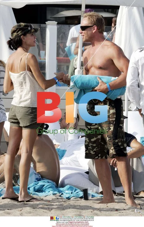 Ian Ziering Playing Volleyball in Malibu