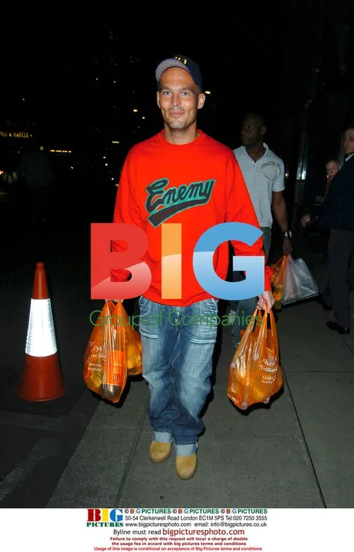Footballer Freddie Ljungberg shopping with stylist Adee Phelan