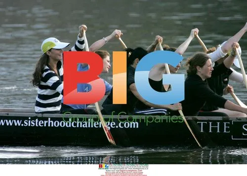 Kate Middleton trains for Dragonboat event